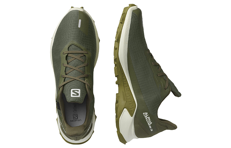 Lookbook Salomon Alphacross 3 GTX 'Verde Oliva' 416002