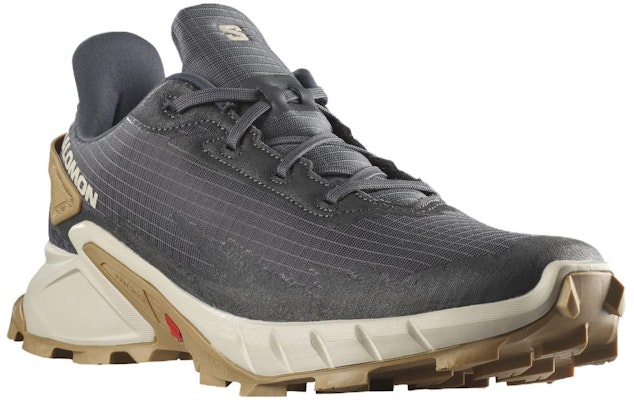 SALOMON 萨洛蒙 Alphacross 4 舒适 耐磨防滑 低帮 跑步鞋 男款 灰色 Lookbook SALOMON 萨洛蒙 Alphacross 4 舒适 耐磨防滑 低帮 跑步鞋 男款 灰色