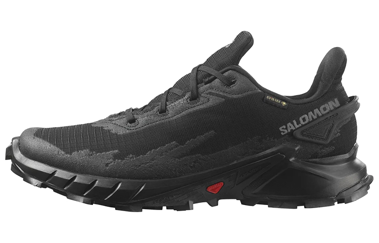 Buy SALOMON 萨洛蒙 Alphacross 4 Gore-tex 耐磨防滑回彈 低筒 戶外鞋 黑色