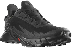 Lookbook SALOMON 萨洛蒙 Alphacross 4 Gore-tex 耐磨防滑回彈 低筒 戶外鞋 黑色