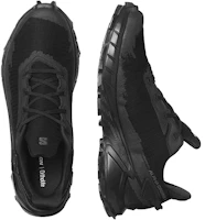 Shop SALOMON 萨洛蒙 Alphacross 4 Gore-tex 耐磨防滑回彈 低筒 戶外鞋 黑色
