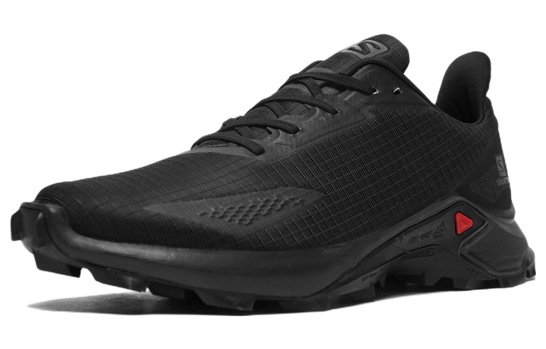 Lookbook Salomon Alphacross Blast 'Negro Outdoor Low-Top' 472496