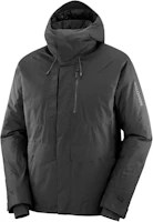 Salomon Black Hooded Full-Zip Jacket LC2103300 Salomon Black Hooded Full-Zip Jacket LC2103300