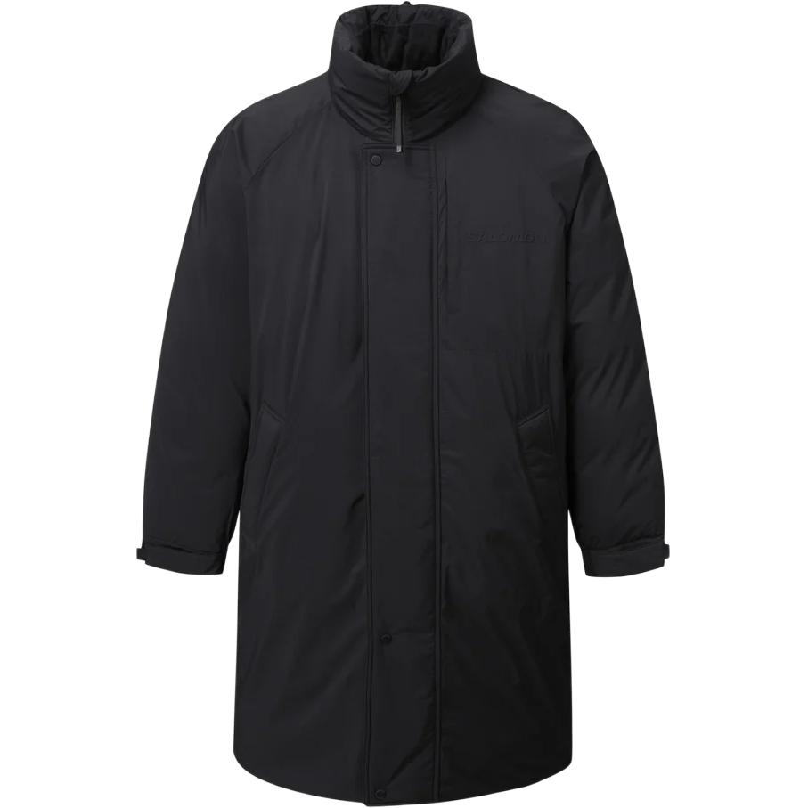 Salomon Black Mid-Length Stand Collar Zip-Up Jacket LC2582300