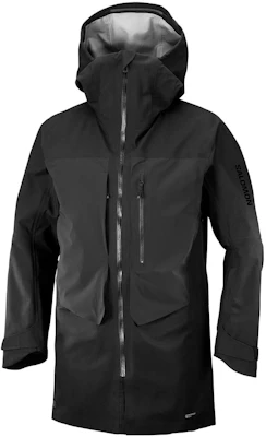 Salomon Black Solid Color Hoodie Long-Sleeve Jacket LC1898300 Buy Salomon Black Solid Color Hoodie Long-Sleeve Jacket LC1898300