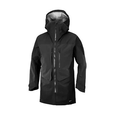 Salomon Black Solid Color Hoodie Long-Sleeve Jacket LC1898300