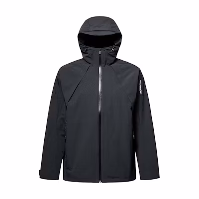 Salomon Black Windproof Hooded Casual Jacket Comfortable Outerwear LC2391900