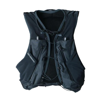 Salomon Blue Sleeveless Vest with Letter Print and Straps LC1918300