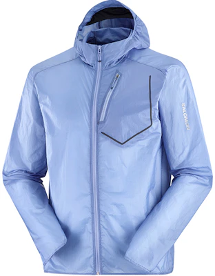 Salomon Bonatti Aero Hoodie Windbreaker Jacket - English Manor Blue LC2043200 Buy Salomon Bonatti Aero Hoodie Windbreaker Jacket - English Manor Blue LC2043200