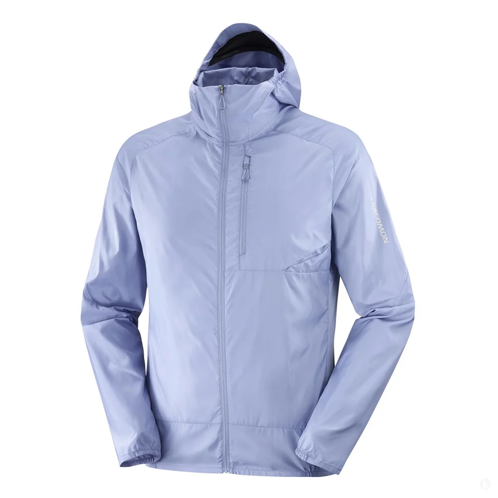 Salomon Bonatti Cross FZ Light Blue Hooded Full-Zip Jacket LC2044700