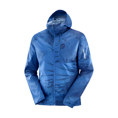 Salomon Bonatti Cross Splatter Print Zip Hoodie Jacket LC1868200