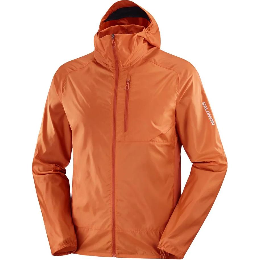 Salomon Bonatti Cross Wind Orange Hooded Jacket LC2044600