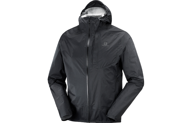 Salomon Bonatti Lightweight Waterproof Windproof Jacket Black C17623
