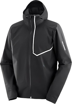Salomon Bonatti Trail Black Hooded Zip Long Sleeve Jacket with Letter Print. LC2175000 Buy Salomon Bonatti Trail Black Hooded Zip Long Sleeve Jacket with Letter Print. LC2175000