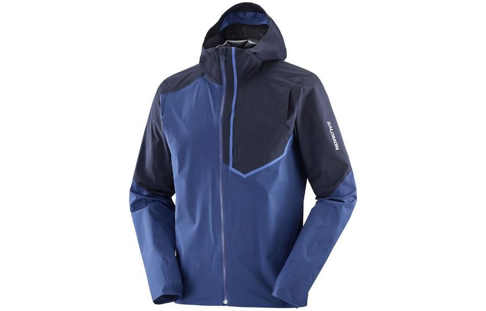 Salomon Bonatti Trail Hooded Zip Jacket Blue LC1865100
