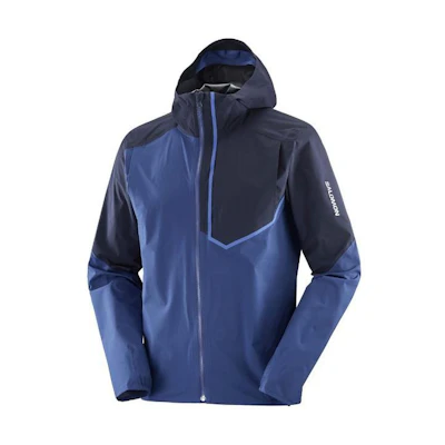 Salomon Bonatti Trail Hooded Zip Jacket Blue LC1865100