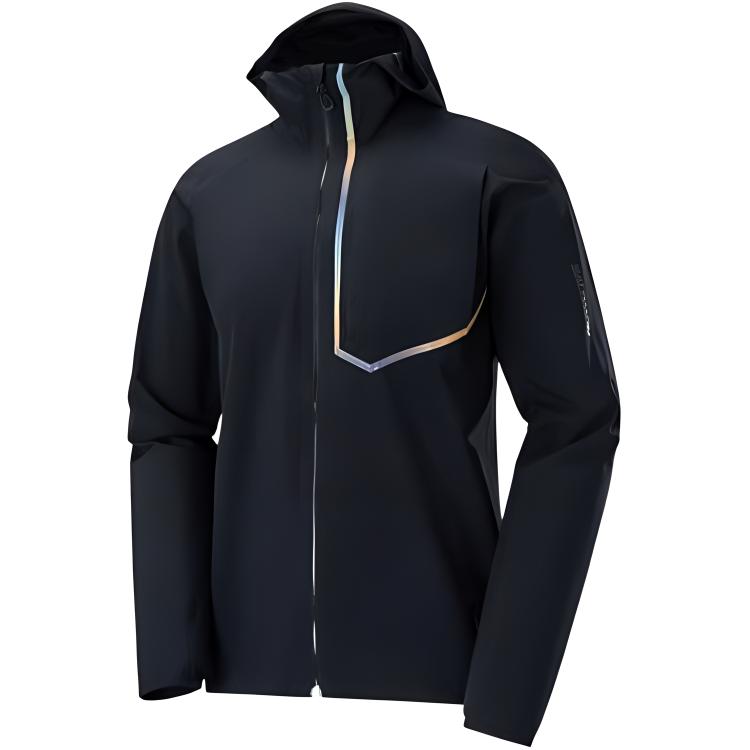 Salomon Bonatti Trail Jacket Black - Waterproof Windproof Running Jacket C24229