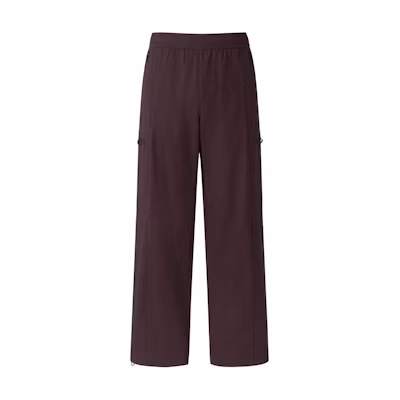 Salomon Chocolate Brown Mid-Rise Straight-Leg Casual Pants LC2578900