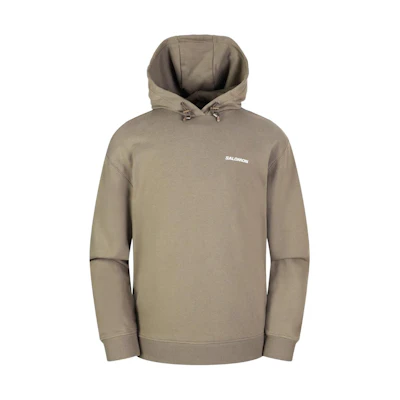 Salomon Comport Gray Hoodie Pullover Long Sleeve Sweatshirt LC2345000