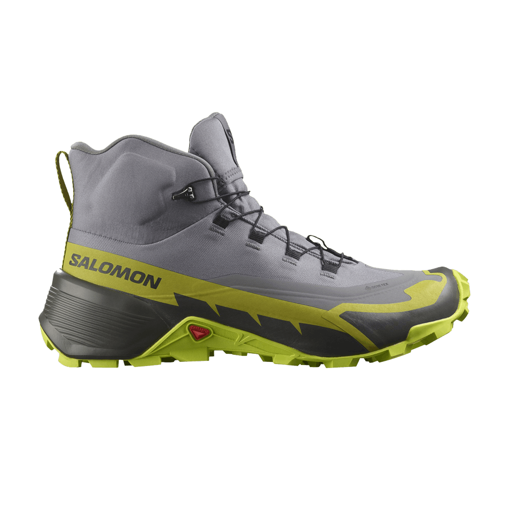 Buy Salomon Cross Hike 2 Mid GORE-TEX 'Quiet Shade Acid Lime' Lelaki Wanita L47064600