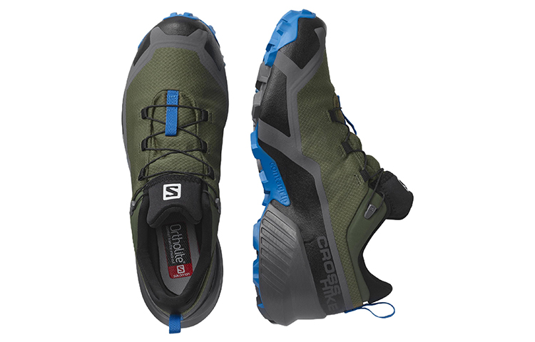 Lookbook Salomon Cross Hike Gore-Tex ''Zwart Groen Blauw'' 416267