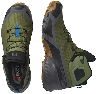 Salomon Cross Hike 中帮 Gore-Tex "黑绿" 416269 Lookbook Salomon Cross Hike 中帮 Gore-Tex "黑绿" 416269