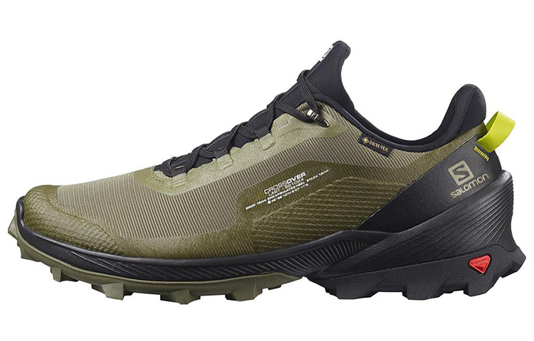 Buy Salomon Cross Over Gore-Tex 低帮耐磨戶外功能鞋 橄欖綠
