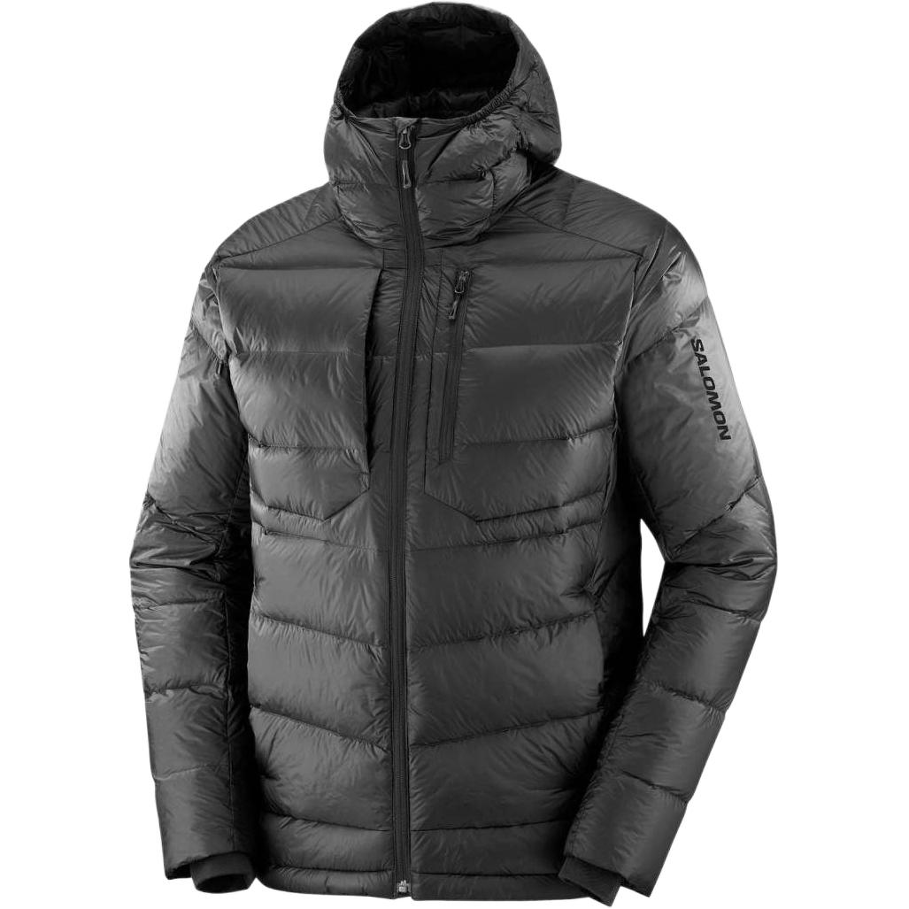 Salomon Elixir Black Hooded Down Jacket LC2103500