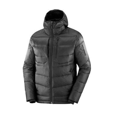 Salomon Elixir Black Hooded Down Jacket LC2103500