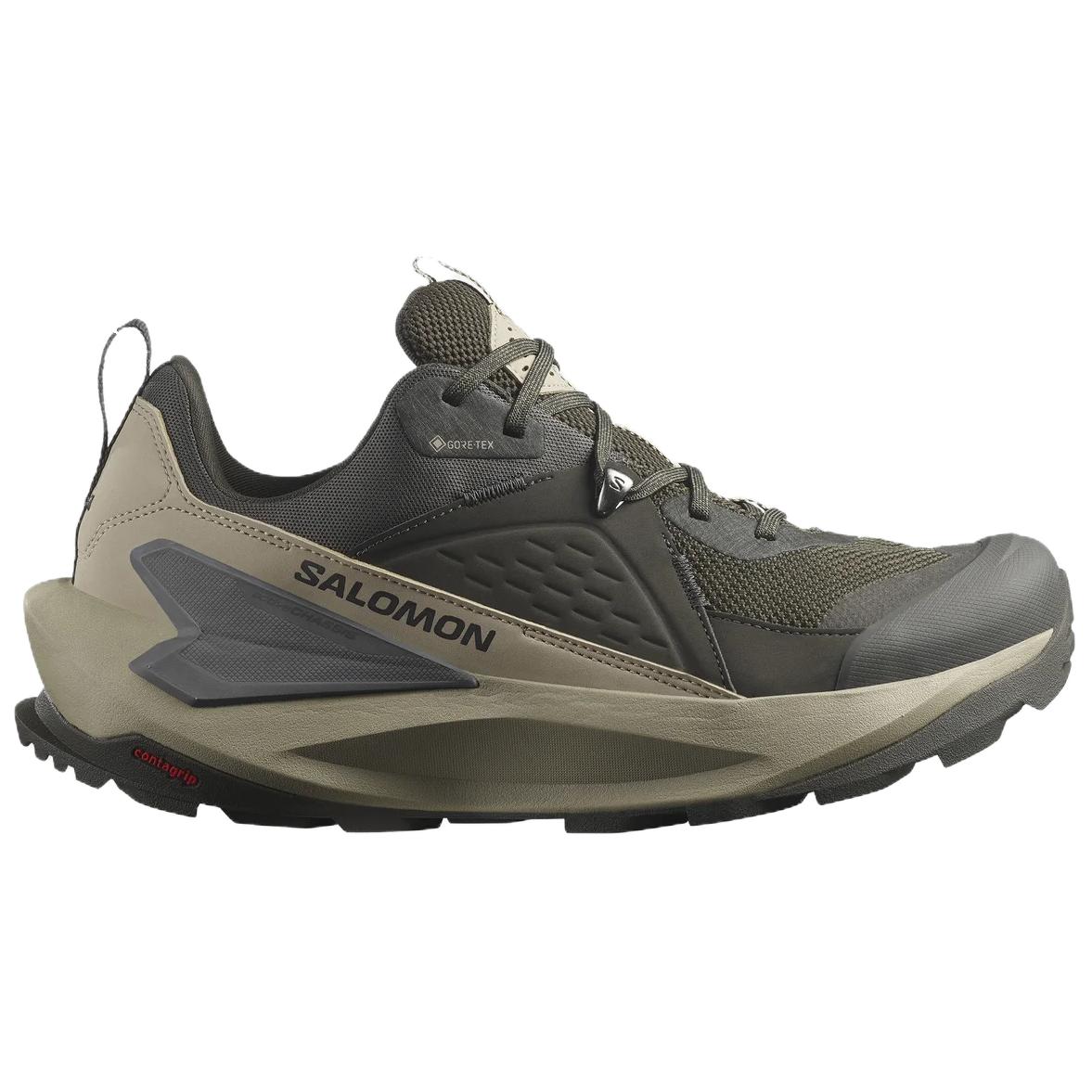 Order Salomon Elixir GORE-TEX ''Peat Vintage Khaki'' Lelaki Wanita Tanah Liat L47697400