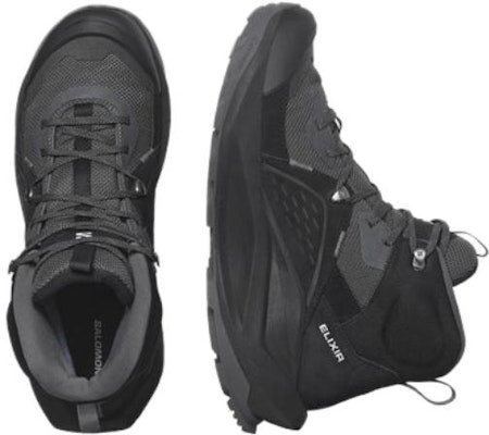 Salomon Elixir Mid GORE-TEX 'Black Quiet Shade' L47295900 Lookbook Salomon Elixir Mid GORE-TEX 'Black Quiet Shade' L47295900