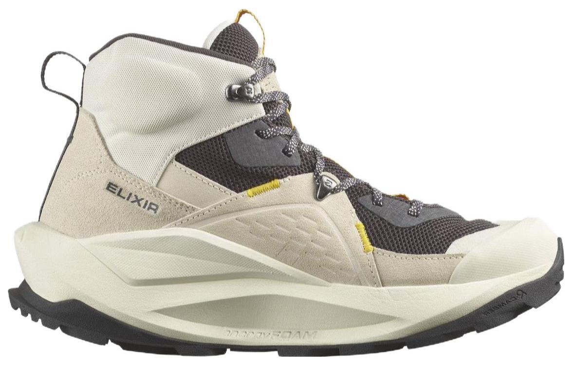 Order SALOMON萨洛蒙 Elixir Mid Gore-Tex 運動舒適 防滑耐磨 高筒 戶外功能鞋 男款 灰色