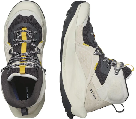 SALOMON萨洛蒙 Elixir Mid Gore-Tex 運動舒適 防滑耐磨 高筒 戶外功能鞋 男款 灰色 Lookbook SALOMON萨洛蒙 Elixir Mid Gore-Tex 運動舒適 防滑耐磨 高筒 戶外功能鞋 男款 灰色