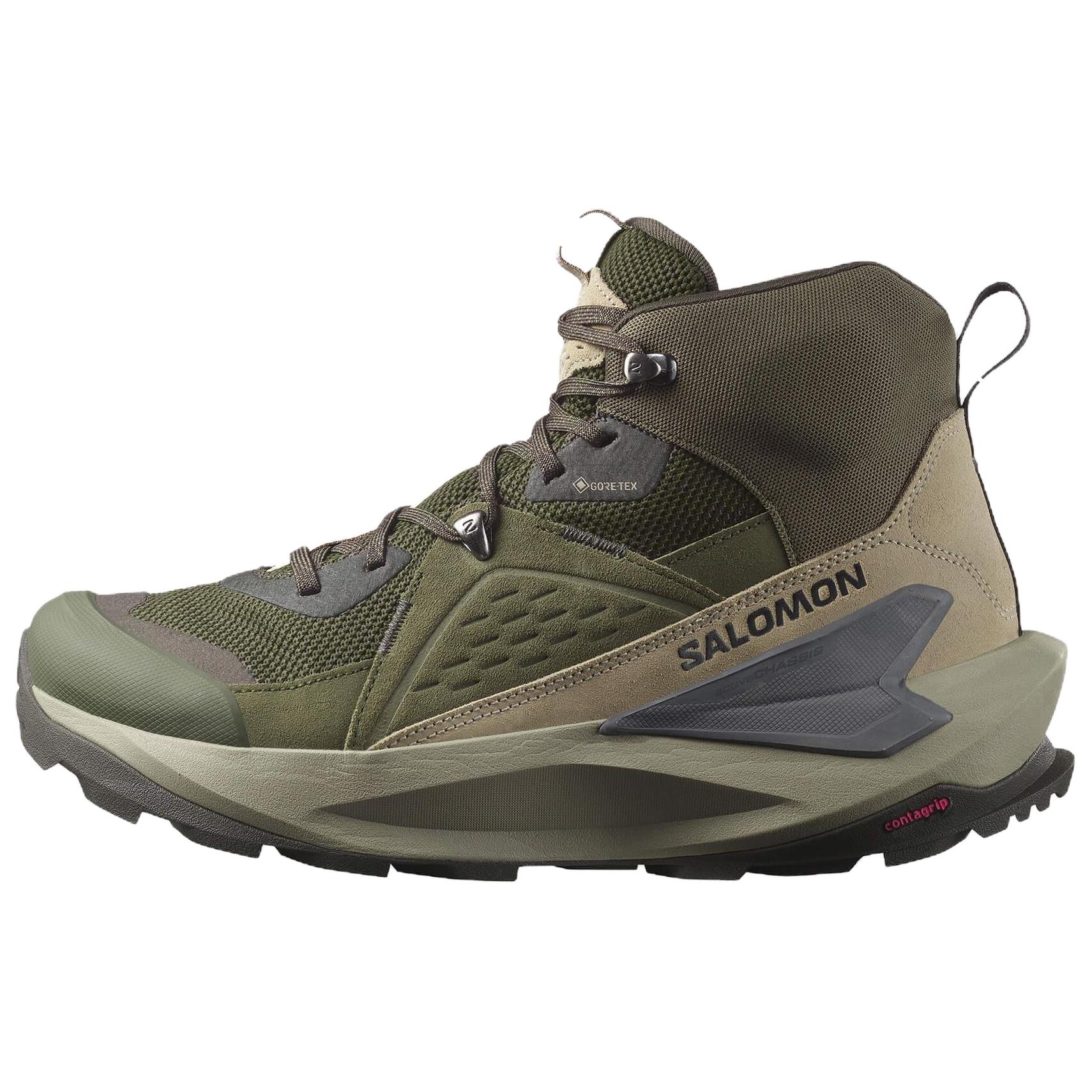 SALOMON Elixir Short Outdoor Boots Deep Green - Durable & Slip-Resistant. L47697800