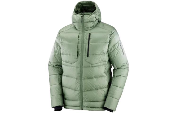 Salomon ELIXIR ULTRA Green Down Hoodie Jacket LC2103700