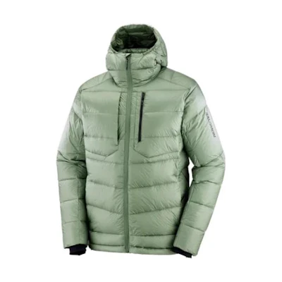 Salomon ELIXIR ULTRA Green Down Hoodie Jacket LC2103700