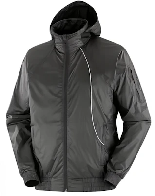 Salomon Equipe Wind Jacket Hoodie Long Sleeve Zipped Jacket - Deep Black LC2003700 Buy Salomon Equipe Wind Jacket Hoodie Long Sleeve Zipped Jacket - Deep Black LC2003700