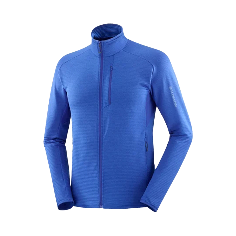 Salomon Essential Lightwarm Breathable Stand-Collar Jacket Blue - LC2317200