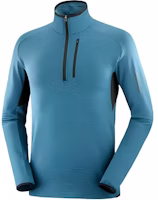 Salomon Essential Lightwarm Navy Blue Raglan Long Sleeve Casual Sweatshirt LC2226300 Salomon Essential Lightwarm Navy Blue Raglan Long Sleeve Casual Sweatshirt LC2226300