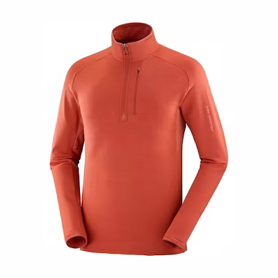Salomon Essential Lightwarm Pullover Jacket Orange LC2112400