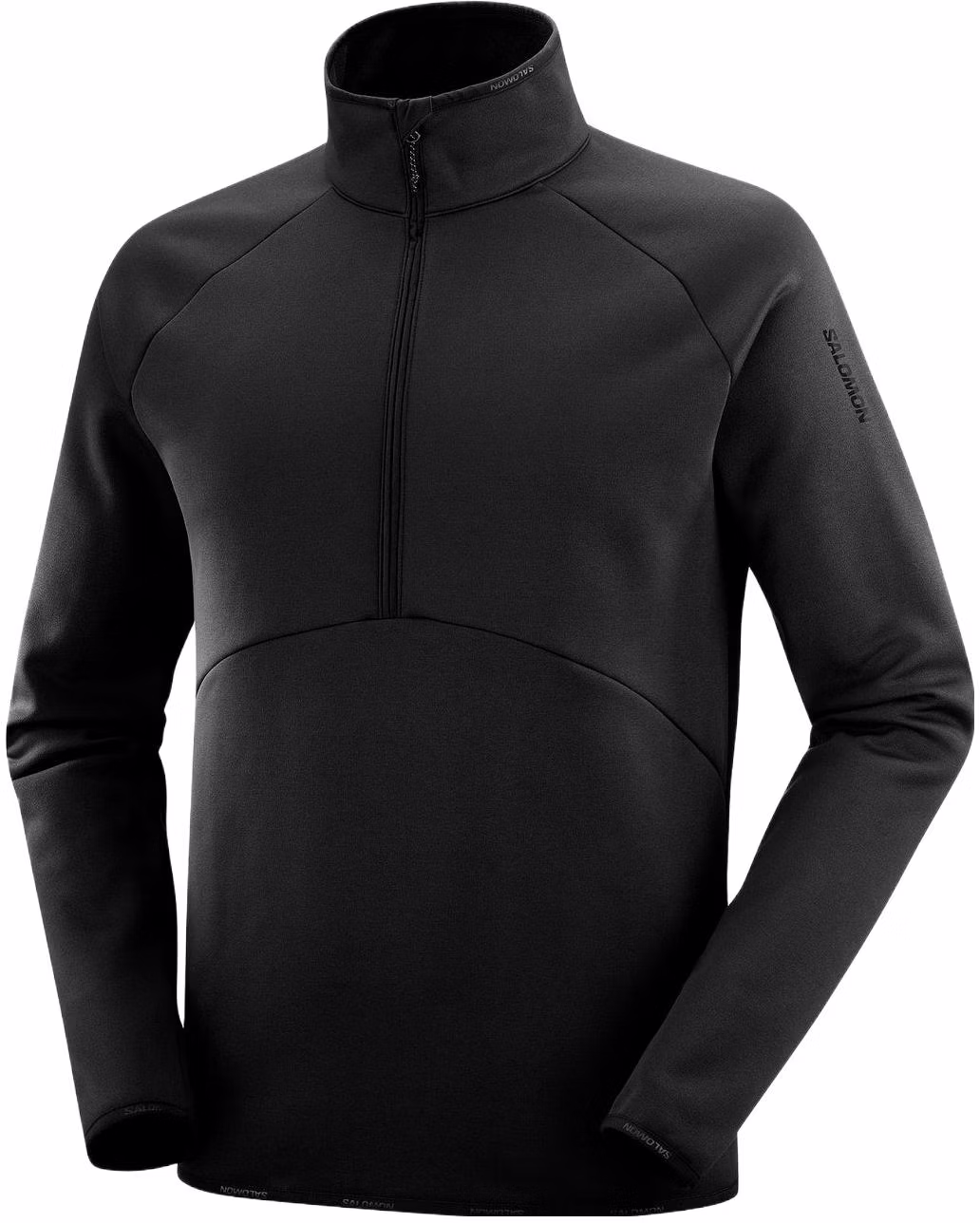 salomon-essential-warm-half-zip-pullover-jacket-black-lc-1829200