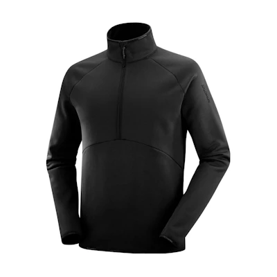 Salomon Essential Warm Half Zip Pullover Jacket Black LC1829200