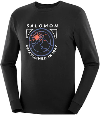 Salomon 經典黑色圓領印花設計長袖上衣 LC2230900 Buy Salomon 經典黑色圓領印花設計長袖上衣 LC2230900