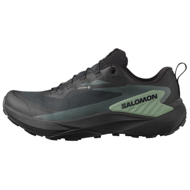 Salomon Genesis GTX Black Trail Running Shoes - Cushioned & Versatile Outdoor Sneakers L47518700