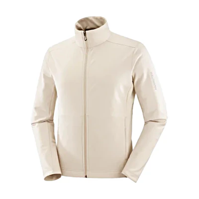 SALOMON GTX INFINIUM Windproof Waterproof Jacket in Off-White LC2267200