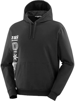 Sudadera con Capucha Negra Salomon Logo Gráfico Manga Larga para Hombre. LC2220100 Buy Sudadera con Capucha Negra Salomon Logo Gráfico Manga Larga para Hombre. LC2220100