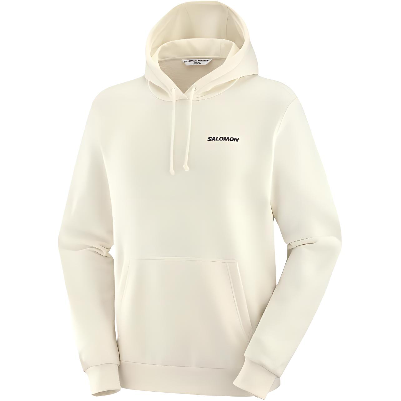 Salomon Graphic Window Long-Sleeve Sweatshirt - Vanilla Ice Cream Color LC2250600