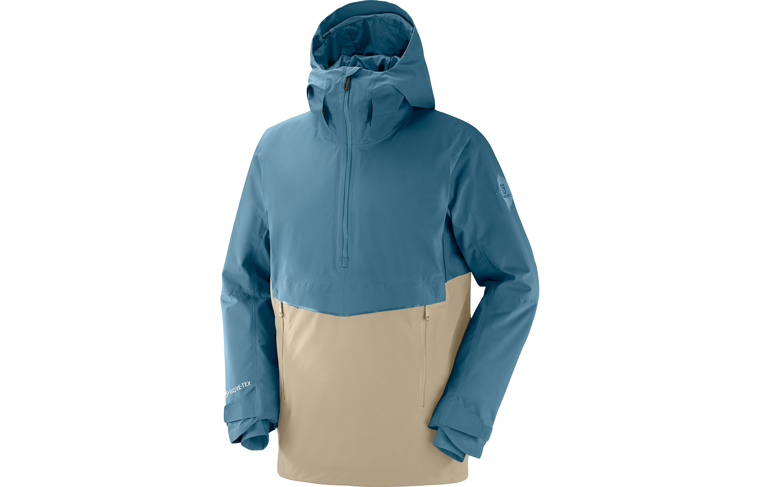 Salomon Gravity Insul GTX Hooded Jacket Colorblock Light Yellow C15904