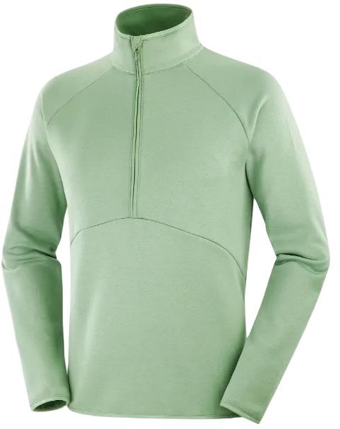 salomon-green-solid-zip-up-fitted-long-sleeve-sweatshirt-lc-2193900