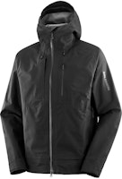 Salomon GTX 3L Waterproof Windproof Hard Shell Jacket in Deep Black LC2216500 Salomon GTX 3L Waterproof Windproof Hard Shell Jacket in Deep Black LC2216500